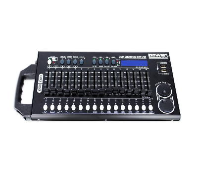 Notice Contrôleur DMX compact  Power Lighting  DMX SHOW 512 CXT USB :  Comment configurer les canaux de contrôle pour les dispositifs LED ?